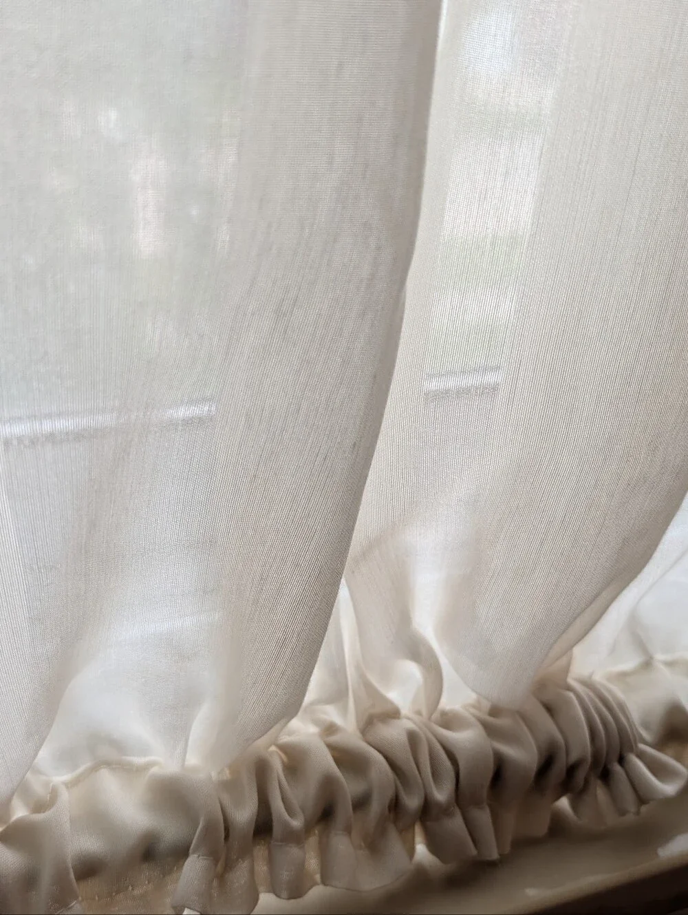 Handmade cafe curtains